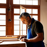 **Image Prompt:** A craftsman in a bright, modern Portuguese workshop, carefully inspecting a finished product. The workshop has large windows, letting in natural light, and displays the brand's logo subtly. The scene evokes a sense of quality, tradition, and "Made in Portugal" pride. Focus on warm lighting and inviting atmosphere.